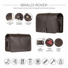 Дорожный несессер BRIALDI Rover (Ровер) relief brown